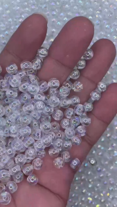 100g 6mm Red Blue Round Beads for DIY Handcrafted Jewelry Making - Perfect for Crafting & Jewelry Making