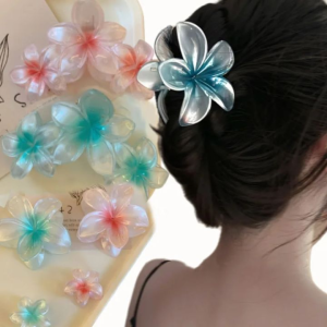 🔥Pearly-lustre Plumeria Hair Claw Clip Sweet Hair Clip Flower Hair Accessories Small Hair Clip LovelylifeFu👍