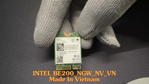 [ BH 12th ] Card WiFi Intel BE200 WiFi 7 2.4G/5G/6GHz Bluetooth 5.4 Chính Hãng