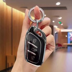 3 Buttons TPU Fob Key Cover Case Auto Shell Fob for Roewe RX3 RX5 RX8 ERX5 I6 I5 for MG 4 2023 Mg4 Ev MG HS GT ZS EV ZX MG5 MG6