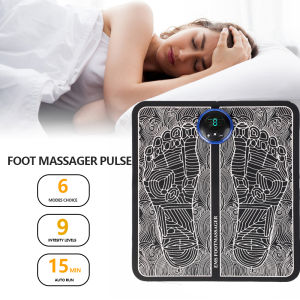 EMS Foot Massager Mat Tens Electric Foot Cushion Blood Circulation Acupuncture Pad Pain Relieve