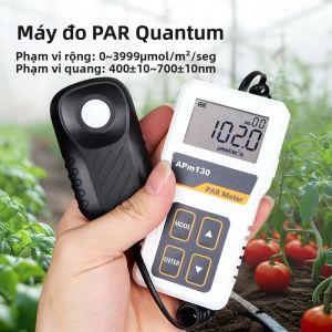 Máy Đo PAR Kỹ Thuật Số APM130 Cho Nhà Kính Thủy Canh Máy Đo Năng Lượng Ánh Sáng Có Độ Chính Xác Cao Công Cụ Phát Hiện PPFD Để Đo Cường Độ Ánh Sáng