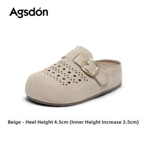 Agsdon | Heel Increase Birkinstock Women Slip On Fall Breathable Soft Sole