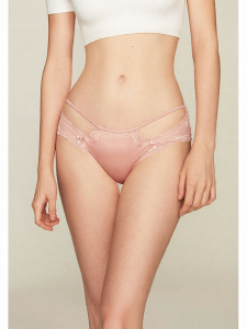 Lace Tie Cotton Crotch Panties