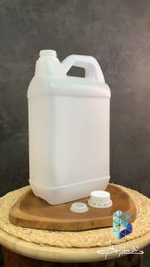 (ECERAN Isi 10 pcs) JERIGEN 5 Liter Baru / JERRYCAN 5 liter HDPE Warna Putih Natural