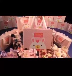 Set kẹp tóc công chúa cho bé gái dễ thương – Hộp quà phụ kiện nơ tai thỏ vương miện hoa xinh xắn