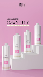 INAURA Identity Oxidising Lotion 1000ml Keratin Vegan Developer Peroxide Cream Color Warna Rambut