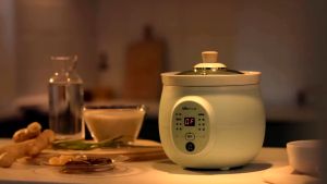 Nồi nấu chậm Bear DDG-D20P1 - Dung tích 2L 8 chế độ nấu ăn hẹn giờ điều chỉnh mức độ nóng