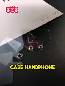 Mika Soft Cantolan Bening Gantungan Case HP | Konektor Klip Universal Kartu Kecil Tali Ponsel