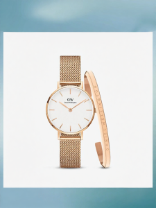 Daniel Wellington | PETITE Rose Gold Tone Bracelet Watch Set