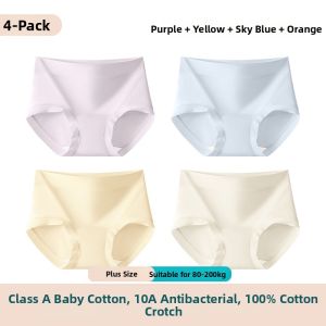 Yuzhaolin | Antibacterial Cotton Seamless Large Size Womens Underwear