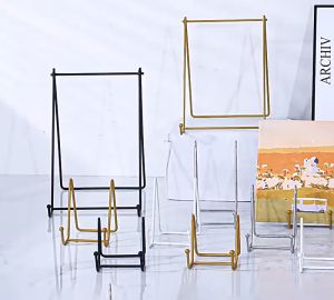 Art Magazine Display Stand Aluminum Easel Stand Painting Display Stand With Carry Suitable For Showing Art Magazine