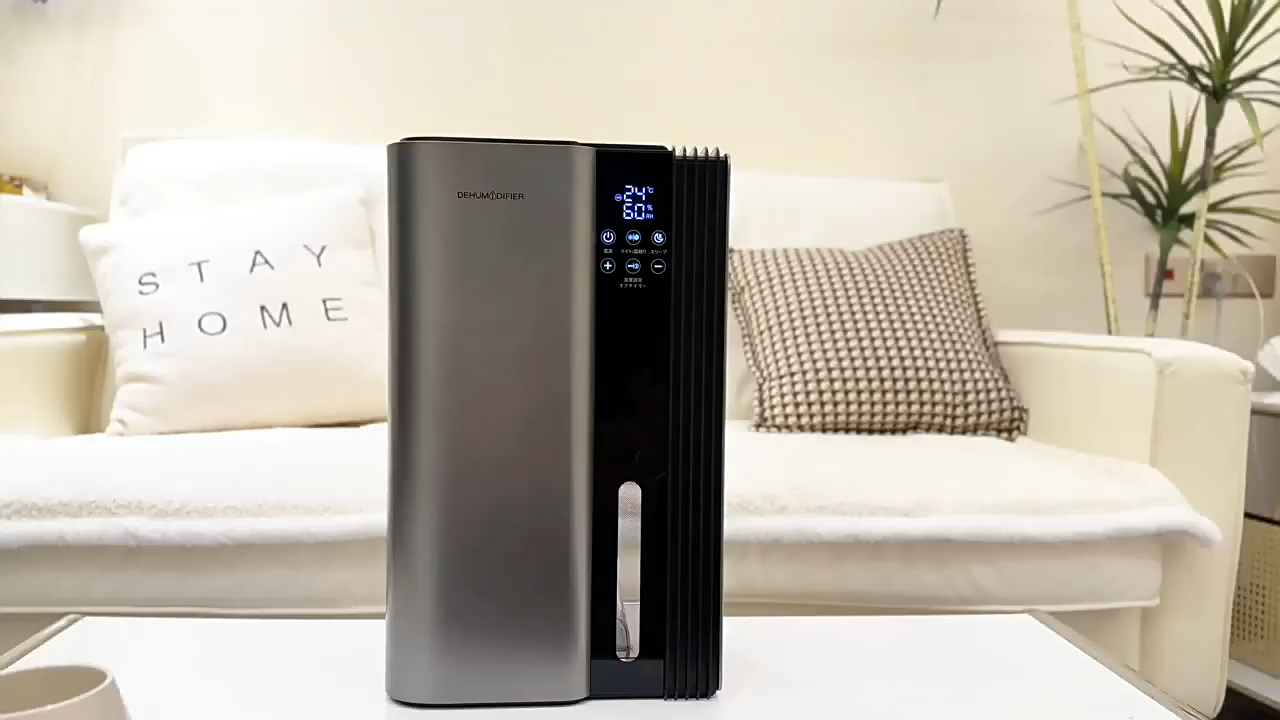 (IN STOCK) LORDWEY | Dehumidifiers for Home with Drain Hose Timer Sleep Mode Auto-Off 7 Colors Light Dehumidifier for Bedroom Bathroom US plug
