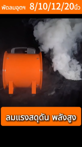 พัดลมอุตฯ พัดลมเป่าอากาศ 8/10/12/20นิ้ว ดูดหรือเป่าลมในปริมาณมาก พัดลมห้องครัว เสียงเงียบ พัดลมดูดควันน้ำมัน พัดลมดูดควันน้ำมัน พัดลมระบายอากาศ