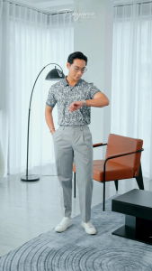 Áo polo nam Dugarco thiết kế họa tiết độc đáo chất liệu cao cấp 253PLS22082