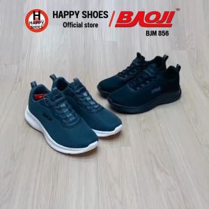 [🥇บาโอจิแท้100%👟ไซส์ 41-45🆓ฟรี...ถุงเท้า 1 คู่] BAOJI รุ่น BJM856 รองเท้าผ้าใบชาย รองเท้าออกกำลังกายชาย หล่อเท่ นุ่มเบา สบายเท้า