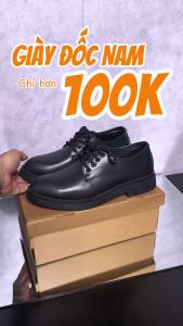 Giày đốc derby phối dây đế tăng chiều cao 2 tầng giày oxford da mềm size 39 đến 43