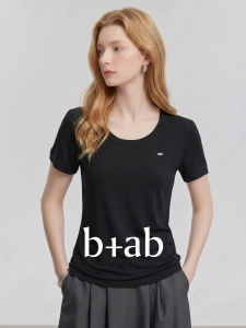 Slim Fit Black Round Neck T-Shirt