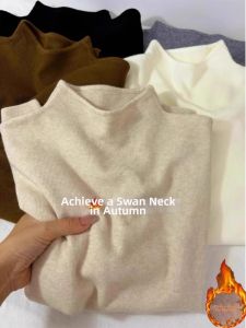HUOLISI | Soft Minimalist Knit Top Half Turtleneck