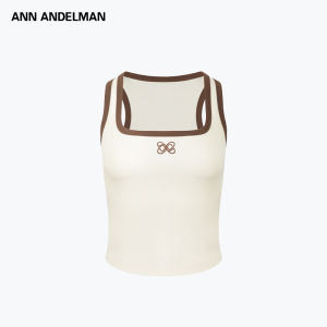 ANN ANDELMAN | Slim Short Sleeve Square Neck Halter Top