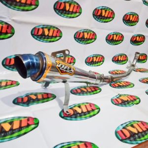 Knalpot Racing DPJ Supra Revo Karisma Blade Astrea Grand Jupiter Vega forcel