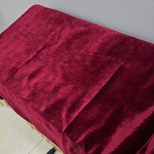 KHĂN PHỦ ĐÀN ORGAN NHUNG ĐỎ VIỀN NÂU CHẤT LƯỢNG BỀN ĐẸP