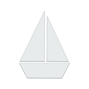 YOMDID 3pcs Sailboat Making Sewing Templates DIY Creative Boat Shaped Quilting Template for Quilting And Sewing - Craft Stencil