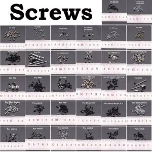 Screws Replacement For PS2 PS3 PS4 Pro PS5 XBOX 360 XBOX ONE PSP1000 2000 3000 3DS XL SNES NDSL SWITCH GB GBA GBP Screw Kit