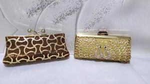 Clutch Pesta Merak Kristal Permata Tas Kondangan Cantik Diamond Farnell