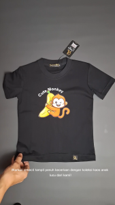 Kaos Anak Laki Laki | Baju Anak Cowok Monkey Lucu Keren 1 2 3 4 5 6 7 8 9 Tahun