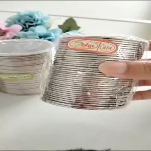 Gelang Malaysia Premium Metal Design Silver Bangles Gelang Bollywood 12pcs set🇲🇾