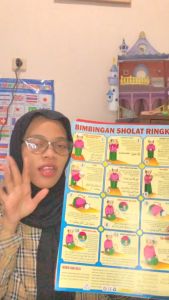 Poster Dinding Edukasi Anak Belajar Gambar Muslim Hijaiyah Doa Sholat Wudhu