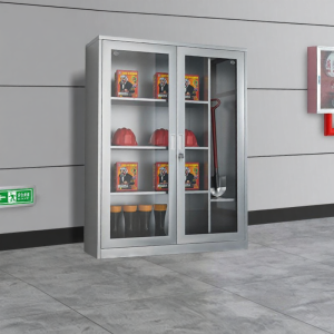 Fire Safety Cabinet Display for Public Areas