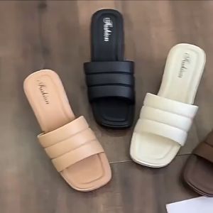 MOVES MALAYSIA Thick Womens Sandal Kasut Tebal Wanita Casual Wedges Flipss