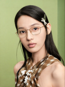 HELEN KELLER | Flexible Titanium Vintage Oval Eyeglasses