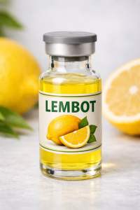STICKER LemBot Lemon Bottle Label Sticker