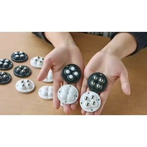 Set 4 Ròng Rọc Bánh Xe Di Động Bằng Thép Không Gỉ Không Đục Lỗ Thông Dụng Cho Đồ Nội Thất-ESTLA