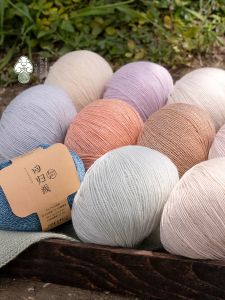 LOVEYARN | Adult Hemp Silk Blend Yarn for DIY Handcraft Knitting