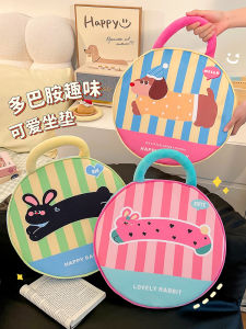Memory Foam Seat Cushion Office Desk Chair Pad Student Dormitory Classroom Stool Seat Pad Cute Cartoon Style Home Textile