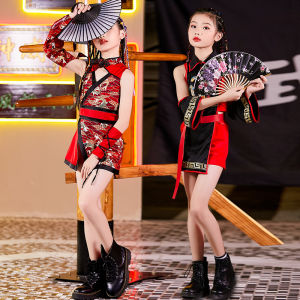 Girls Performance Outfit Childrens Fashion Show Model Jazz Dance T-Stage Performance Girls Costume Stage Suit Childrens Wardrobe
