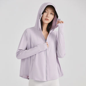 KUYEDIE | Womens Ice Silk Sun Protection Clothing Summer Outdoor Wearable Shawl UV Protection Breathable Lightweight Hooded Coat