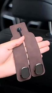 Móc Treo Đồ Sau Ghế Ô Tô Chất Liệu Da Lộn Cao Câp Chịu Lực Lên Đến 20KG- otofunmoclan