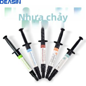 Thuốc Nha Khoa Phục Hình Đa Năng DEASIN Chất Liệu Composite Chảy Tự Đông Cứng Bằng Đèn 2.5g Vật Liệu Phục Hình Răng
