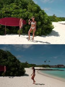 BEARUN | Striped Bikini Set