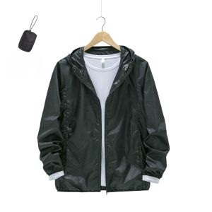 Ultra-Thin Breathable Waterproof Spring Summer Sun Protection Clothing Outdoor Sports Windbreaker Jacket for Men And Women