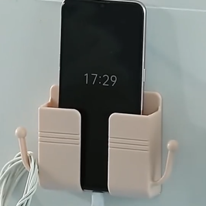 Remote Control Phone Cable Plug Holder Wall Mounted Storage Charging Multipurpose Holder Stand