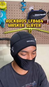 ROCKBROS LF8464 Masker Slayer Motor Sepeda Balaclava Anti UV Cycling Face Mask with Lubang Kacamata