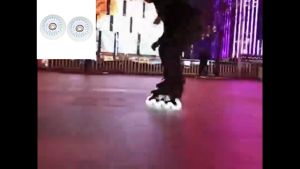 80A LED Inline Skates Wheels Multicolors Luminescence Flash Inline Skates Replacement Wheel