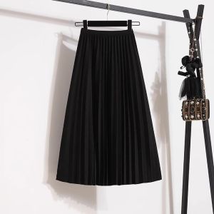 Stylish Skinny A-Line Skirt with Pleat Design