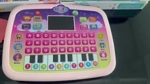 Bevavar Tablet Belajar Huruf Anak Mainan Edukasi Mainan Tablet Musik Piano Anak Inggris Laptop Mainan Edukasi Anak